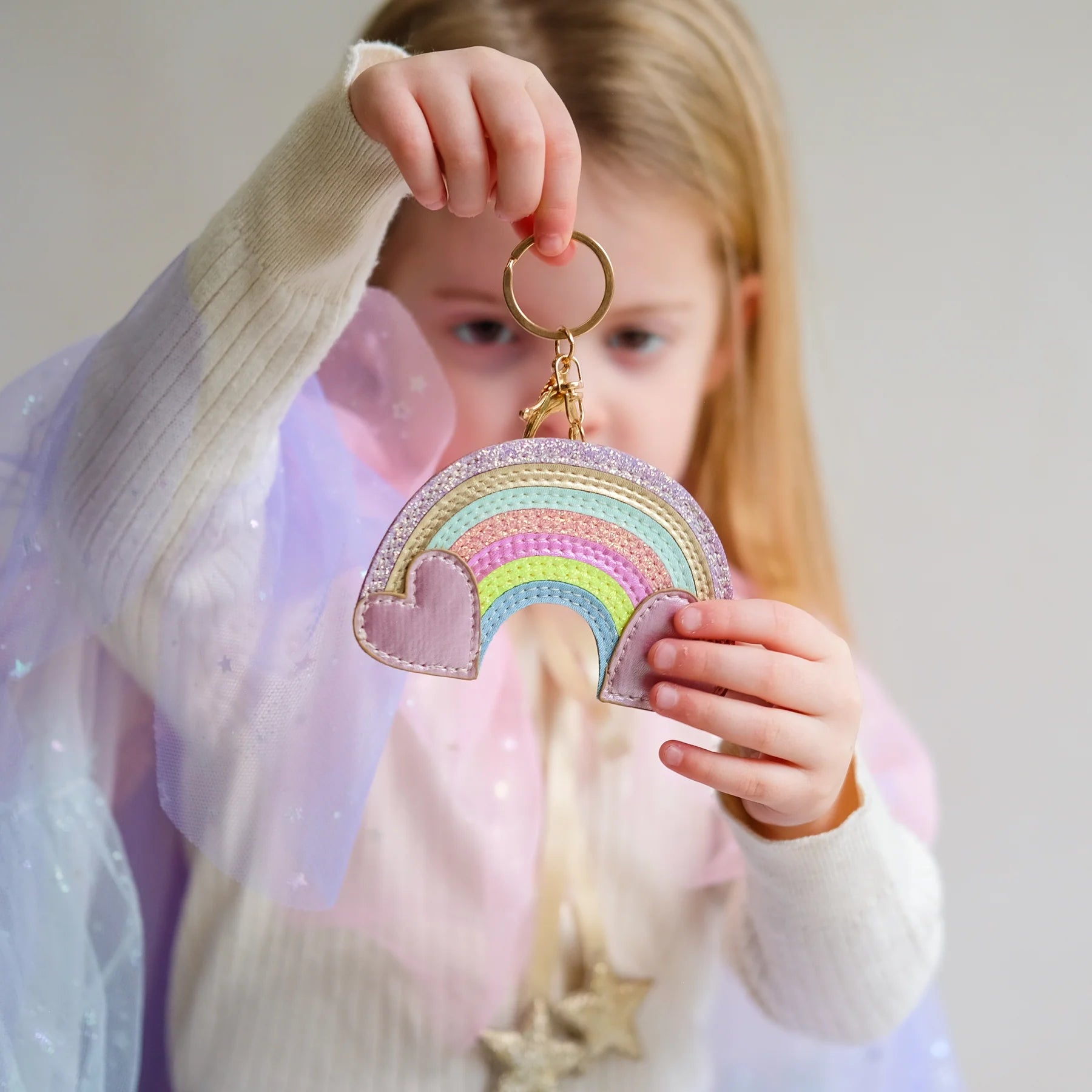Rainbow Keyring - Multicoloured