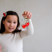 Cherry Keyring - Red