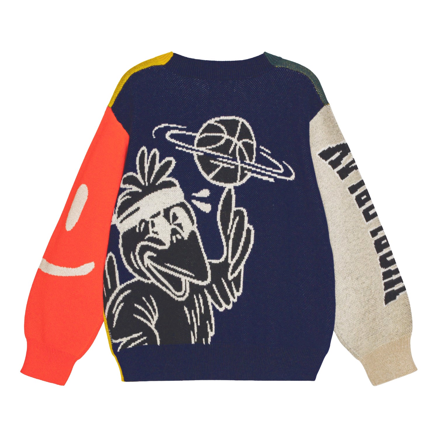 Burt Knit Cardigan -Colour Mix