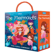 3D Puzzle & Book Set - The Mermaids