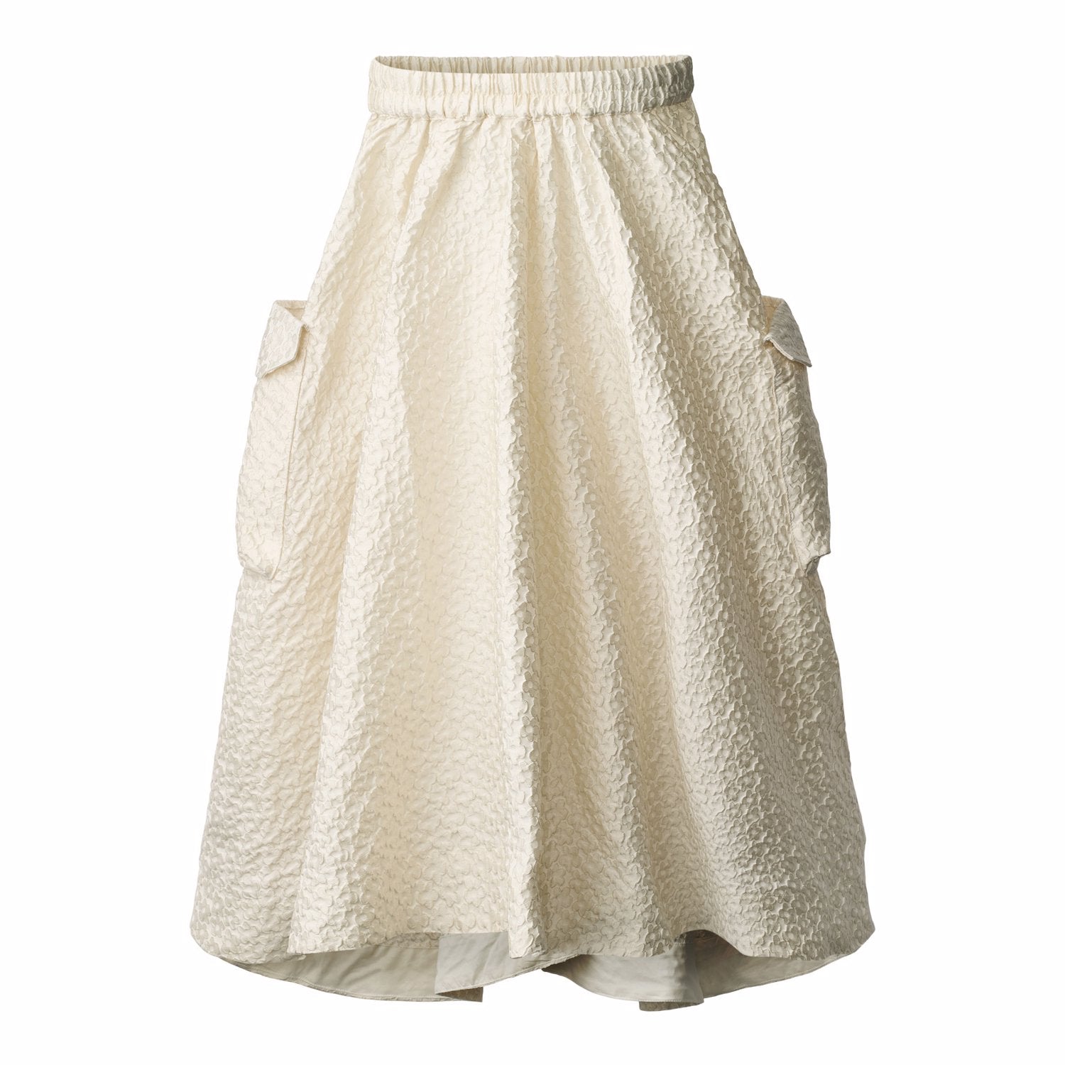 Brina Woven Skirt - Buttercream