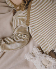 Organic Wrap-Top & Leggings - Stripes