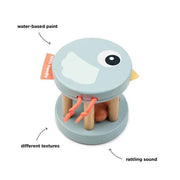 Wooden Bell Rattle - Birdee