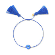 Mati evil eye tassel Bracelet (adjustable)