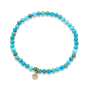 Turquoise howlite 'calmness' healing gem Bracelet