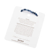 Blue aventurine 'support' healing gem Bracelet