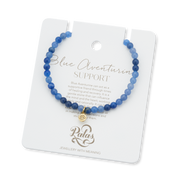 Blue aventurine 'support' healing gem Bracelet