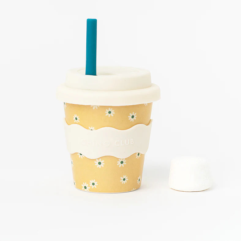 Yellow Daisy Babychino Cup - 4oz