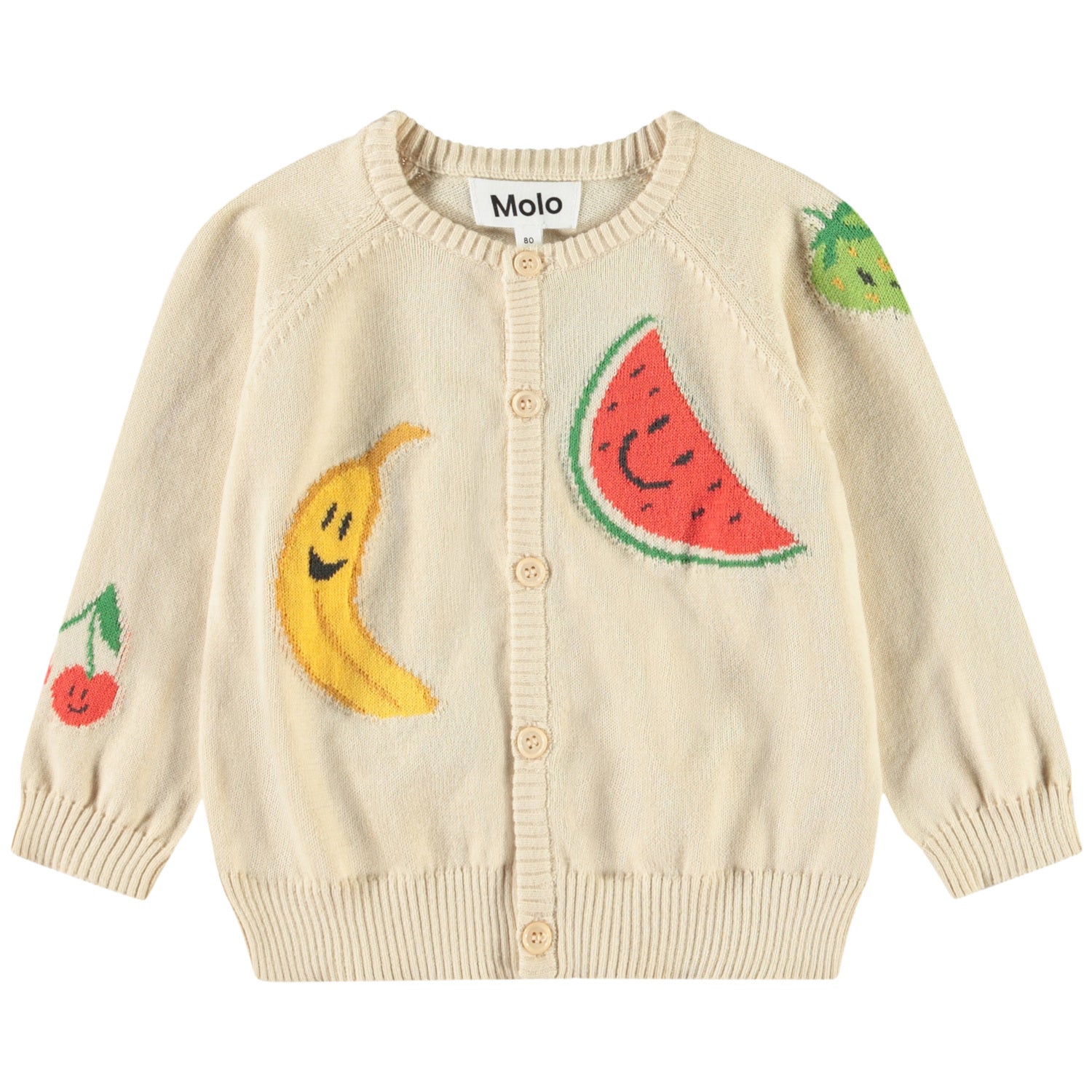 Brody Cardigan & Pants Set - Cute Fruits