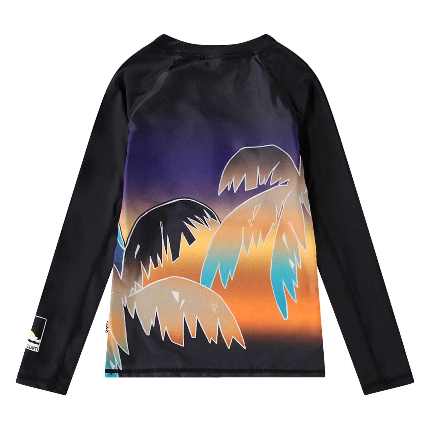 Neptune LS Rashie - Faded Palmtrees