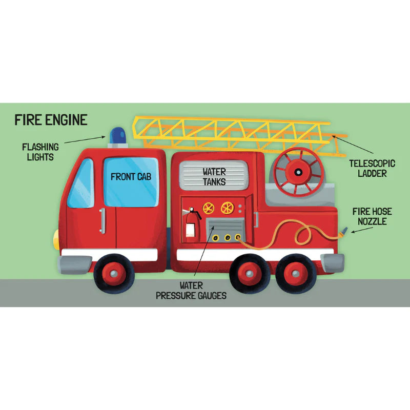 3D Puzzle & Book Set - Firefighters