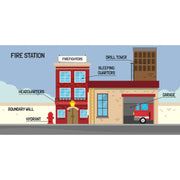 3D Puzzle & Book Set - Firefighters