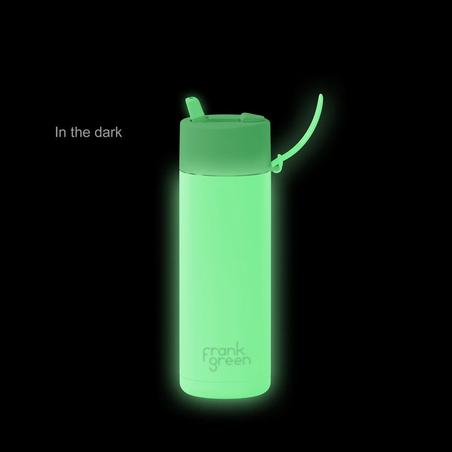 Frank Green StarGlow 595mL (20oz) Stainless Steel Ceramic Bottle with Flip Lid Straw