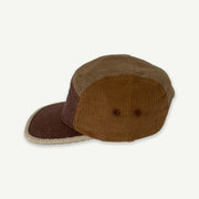 Rad Kid Spliced Cord 5 Panel Cap - Espresso