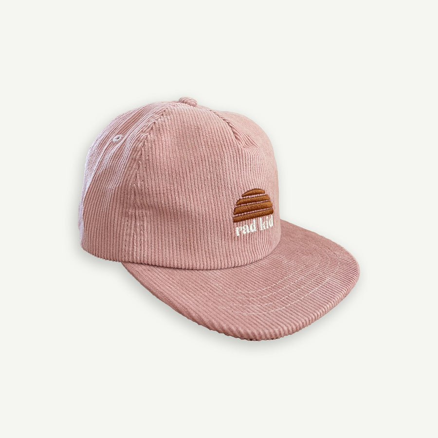 Rad Kid Cord Cap - Mauve