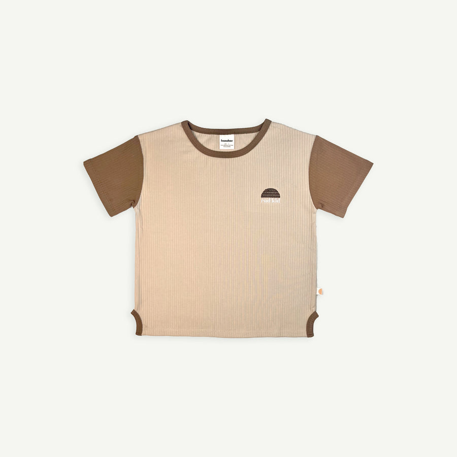 Babyccino Splice Organic Rib Twinset