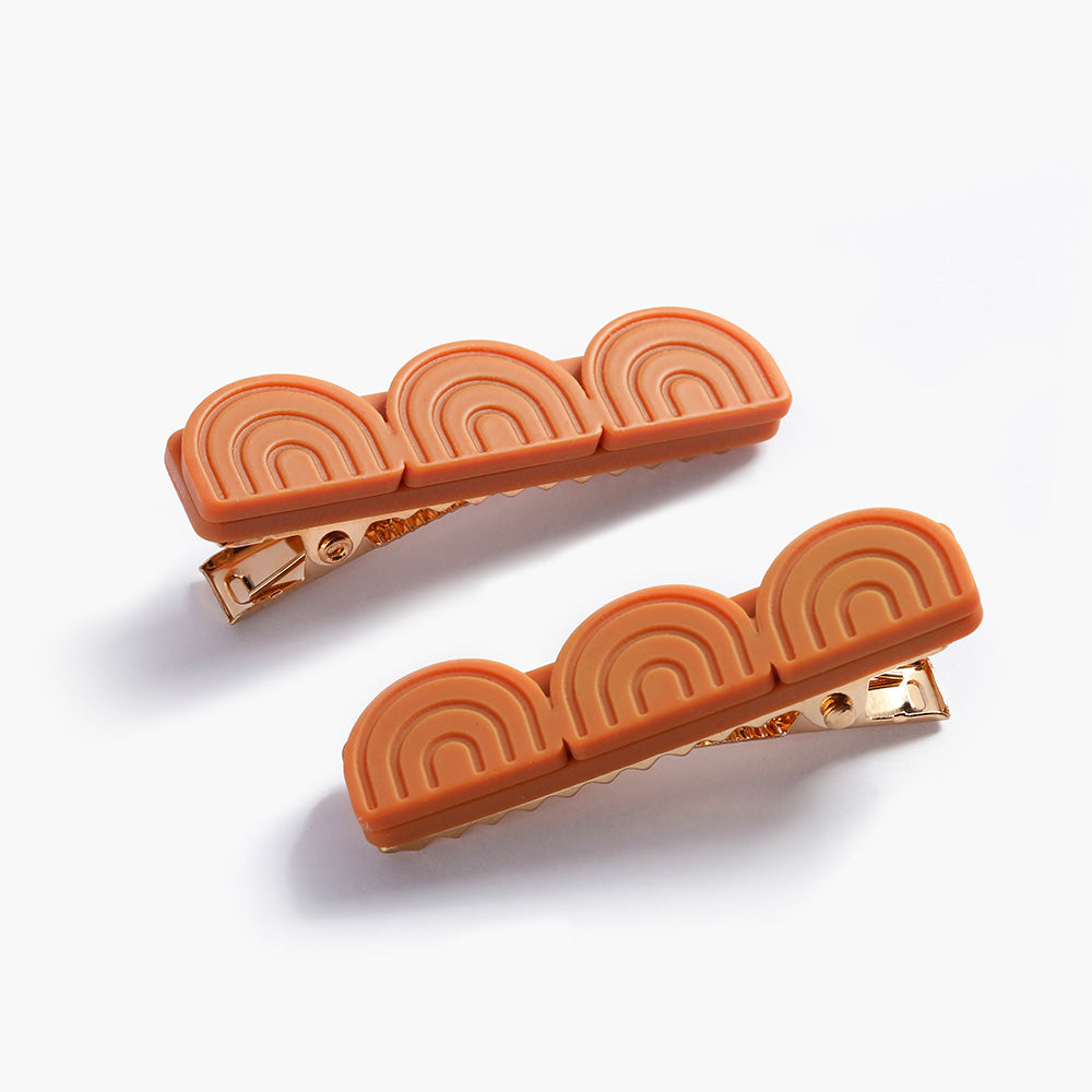 Tri Rainbow Bar Hair Clip