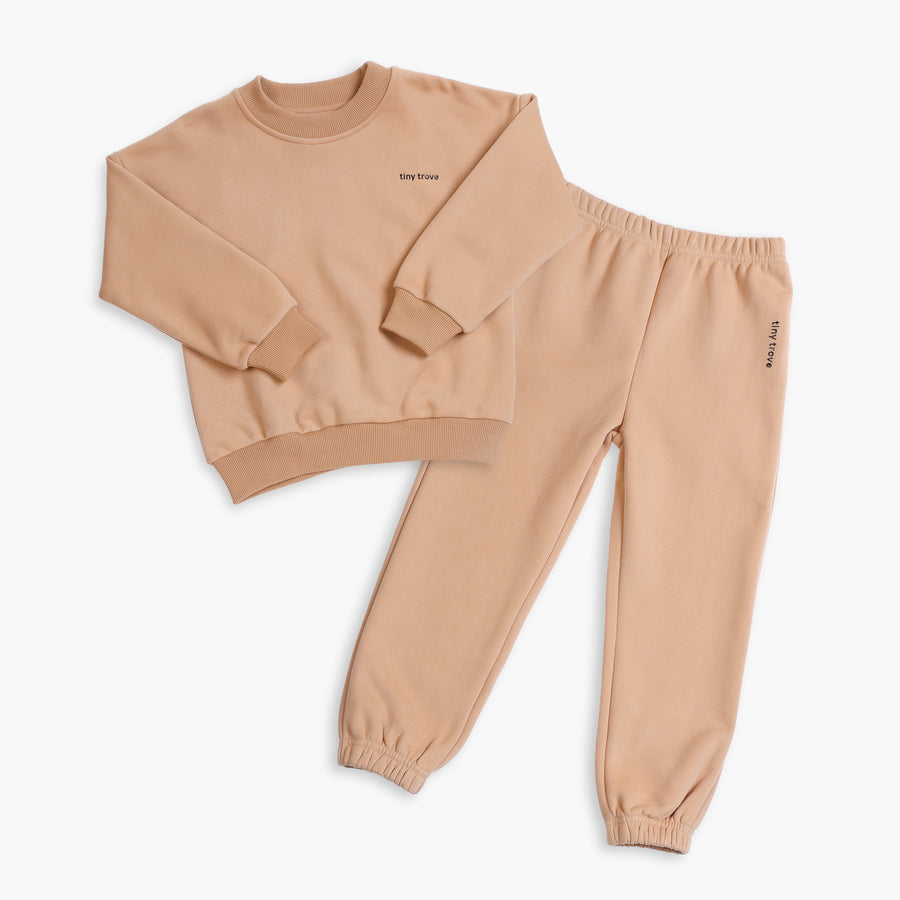 Woodie 3D Logo Tracksuit - Fawn