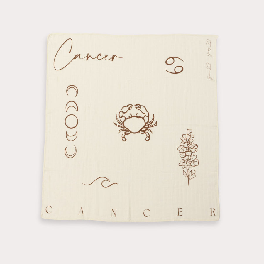 Zodiac Muslin Swaddle