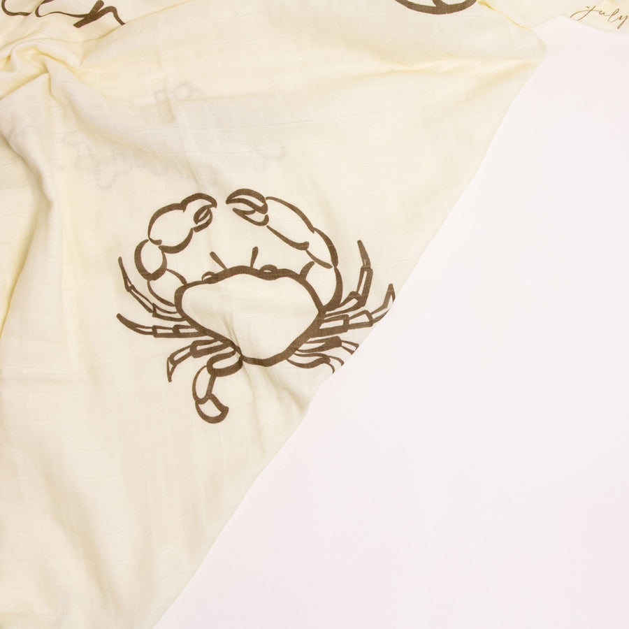 Zodiac Muslin Swaddle