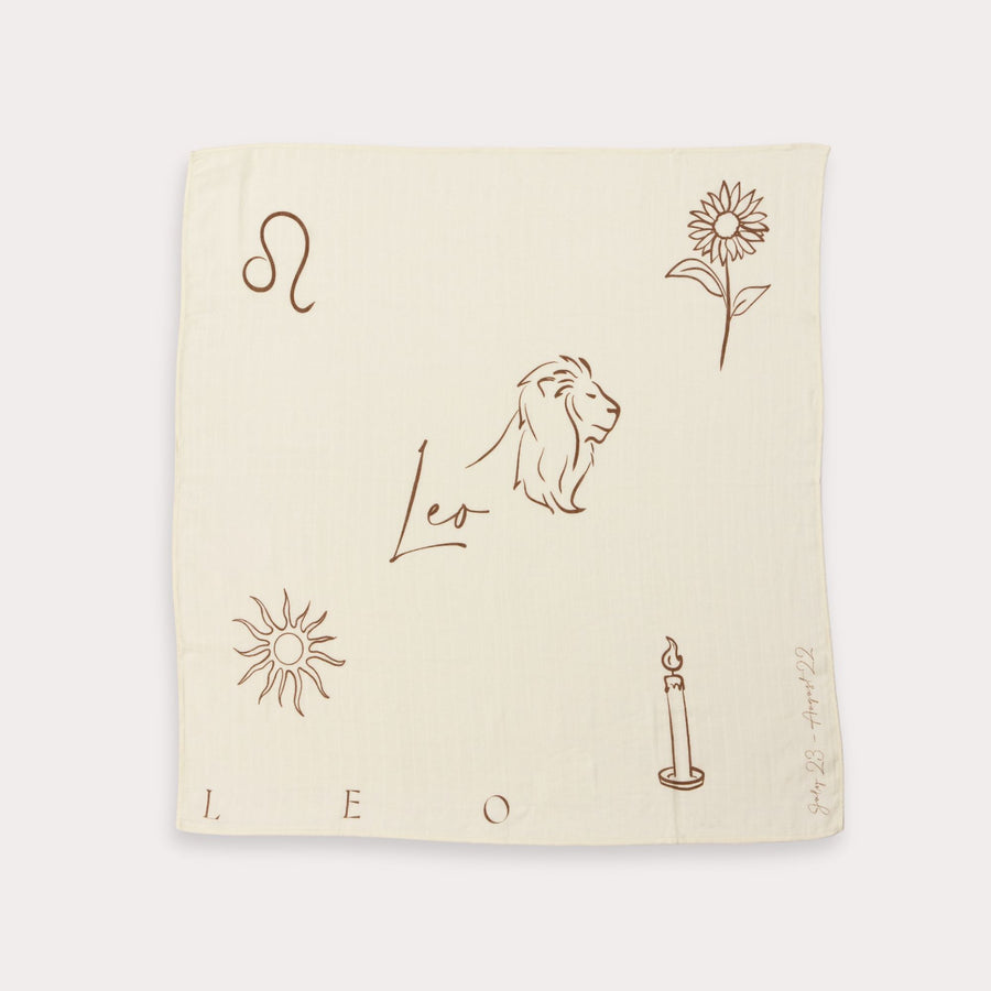 Zodiac Muslin Swaddle