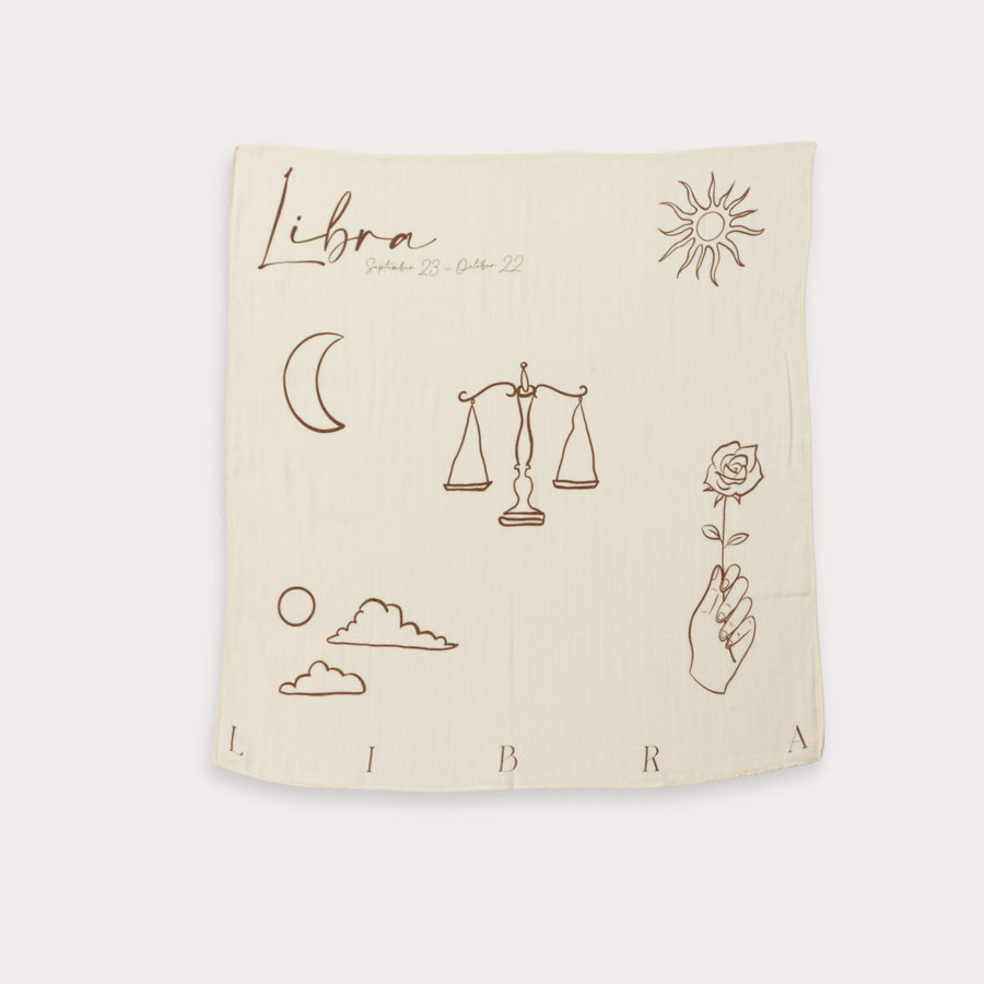 Zodiac Muslin Swaddle