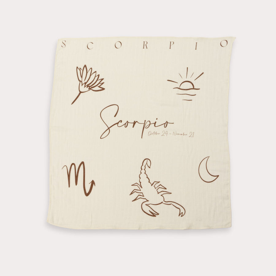 Zodiac Muslin Swaddle