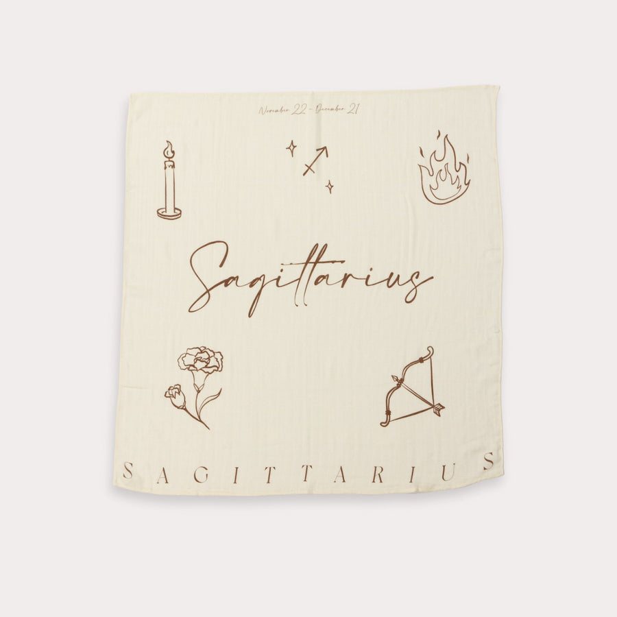 Zodiac Muslin Swaddle