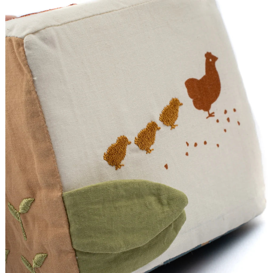 Fabric Cube - My Little Farm