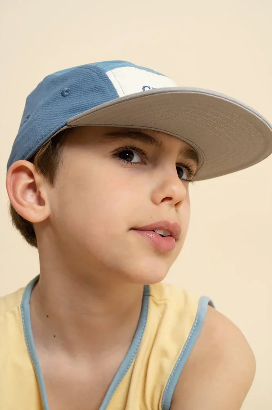 5 Panel Hat - Anti UV - Sky Blue + Desert Teal