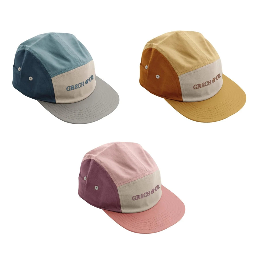 5 Panel Hat - Anti UV - Sky Blue + Desert Teal
