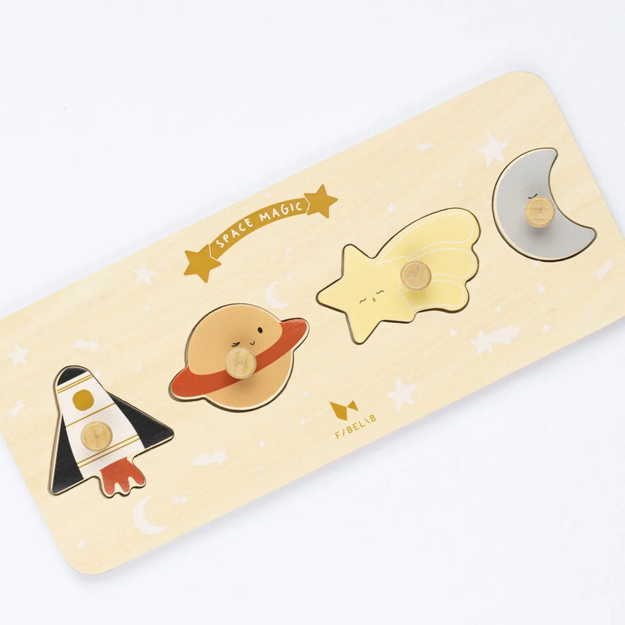 Grip Puzzle - Fabbies Land - Space Magic
