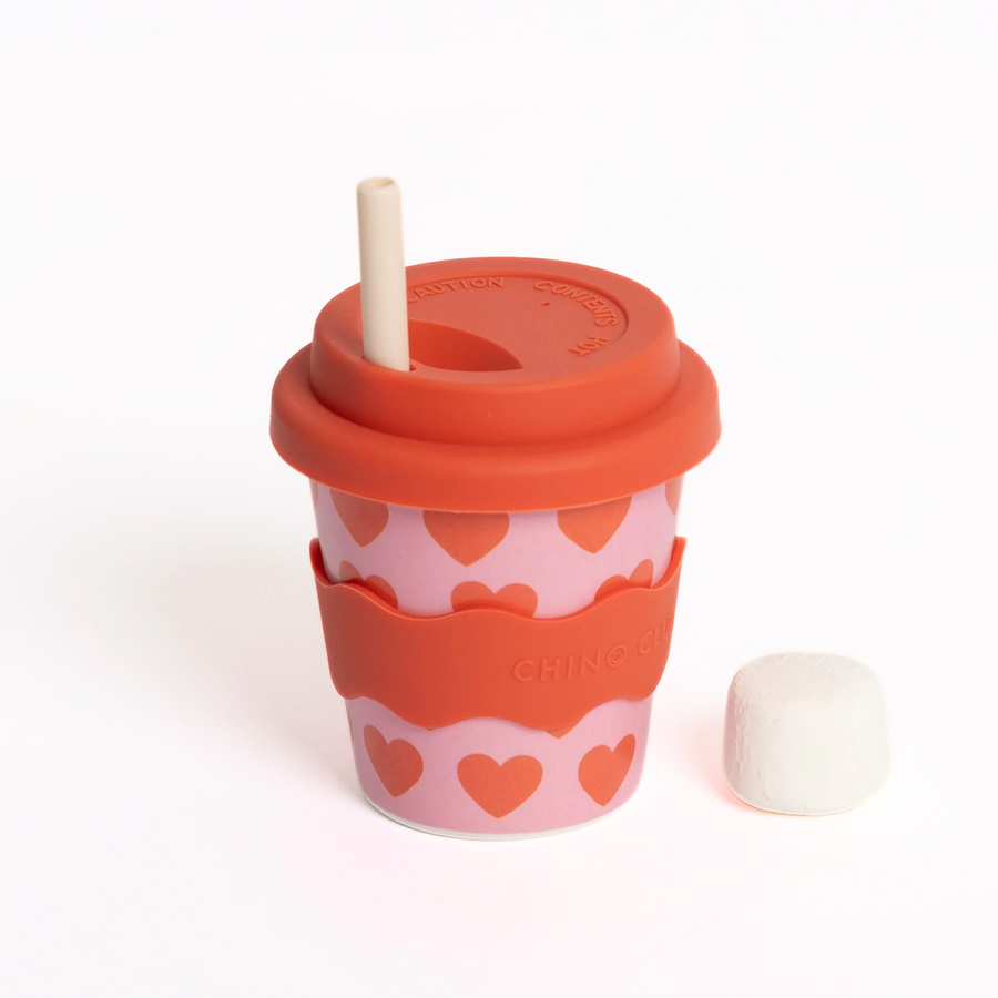Hearts Babychino Cup - 4oz