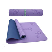 Sun Salutation Eco Yoga Mat - Purple
