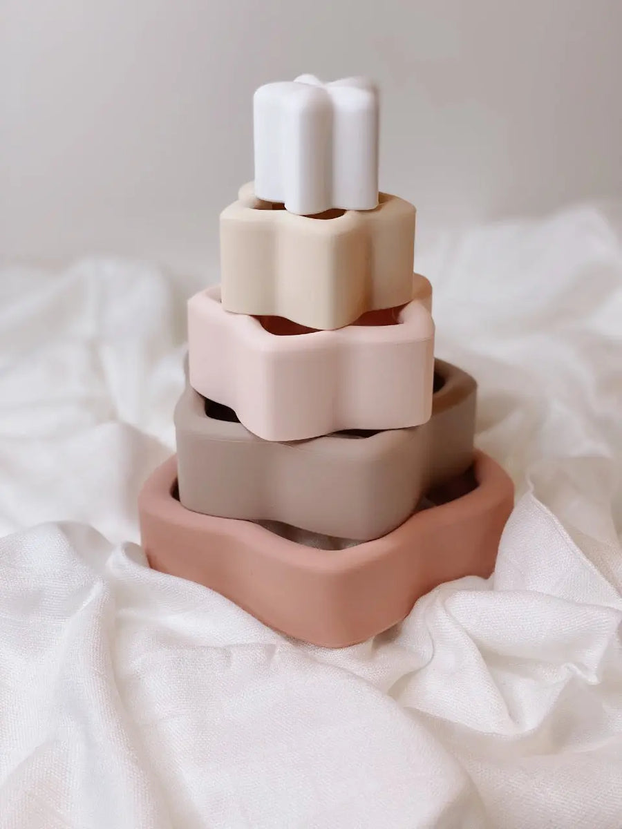 Organic Silicone Stacking Toy