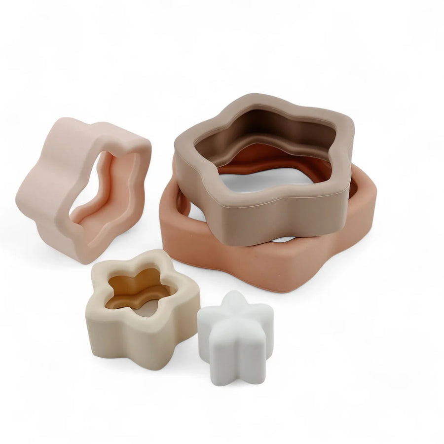 Organic Silicone Stacking Toy