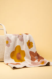 Organic Cotton Knitted Blanket - Bloom