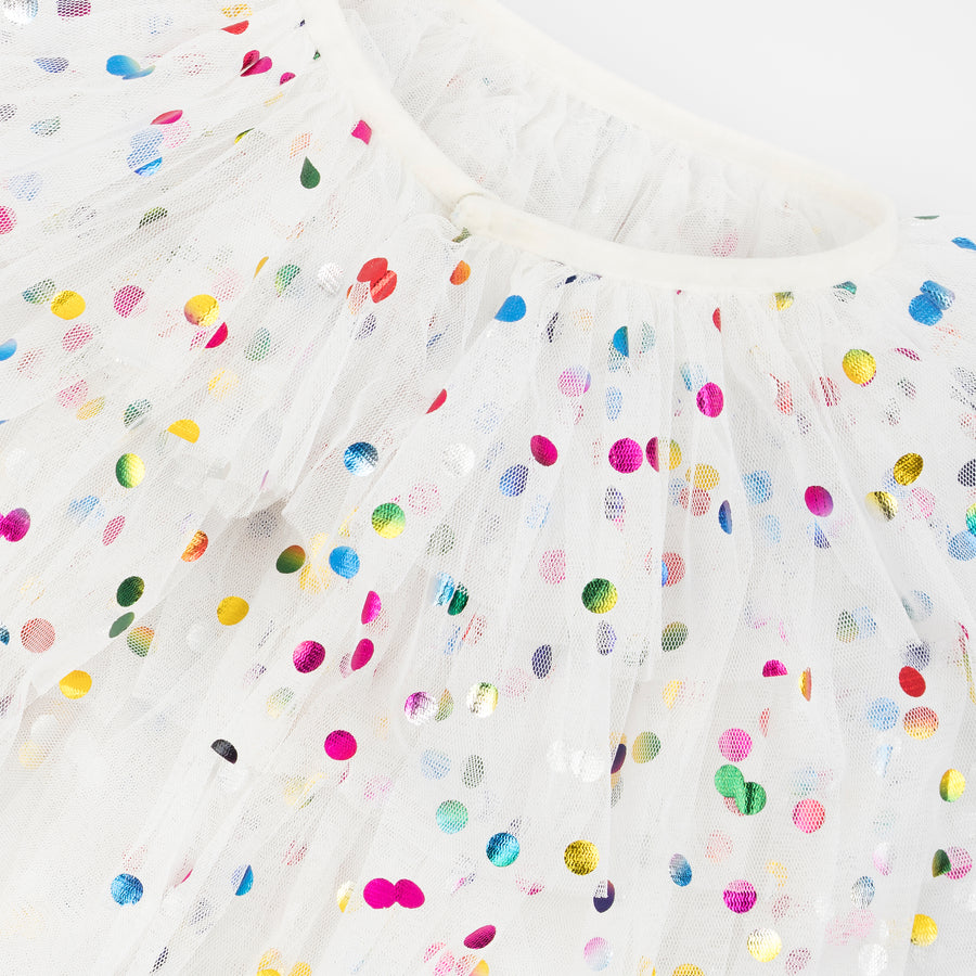 Dotty Collared Cape, Wand & Crown