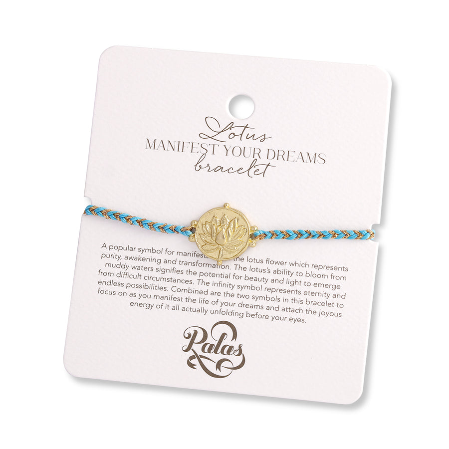 Lotus ‘manifest your dreams’ bracelet