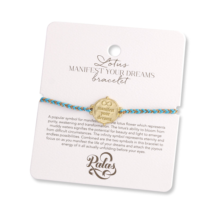 Lotus ‘manifest your dreams’ bracelet