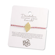 Dandelion ‘11:11 make a wish’ bracelet