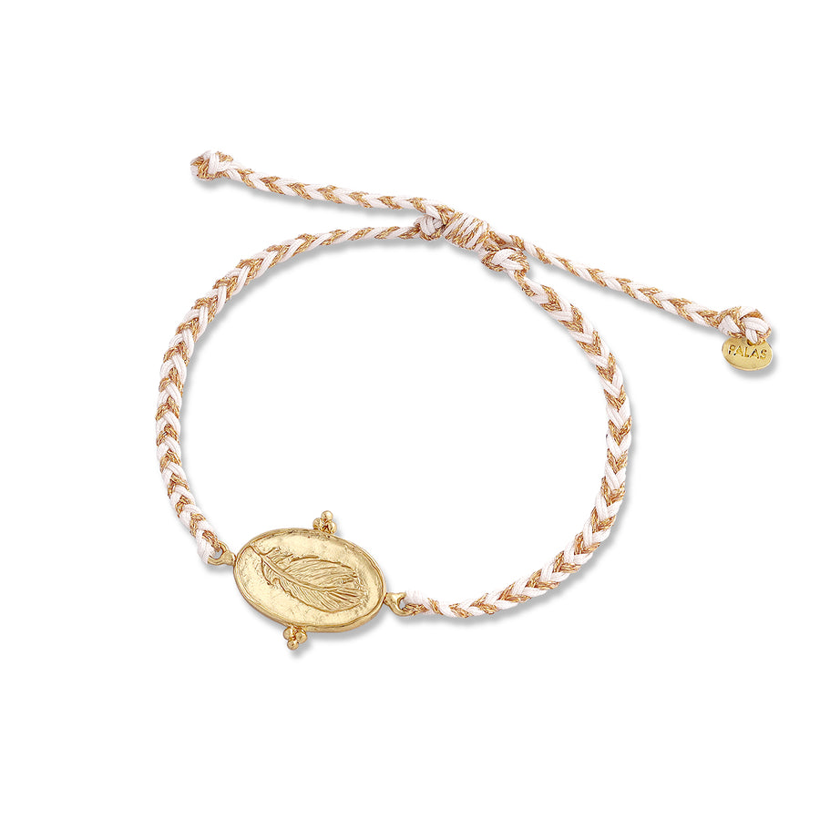 The Feather ‘I am worthy of good things‘ bracelet