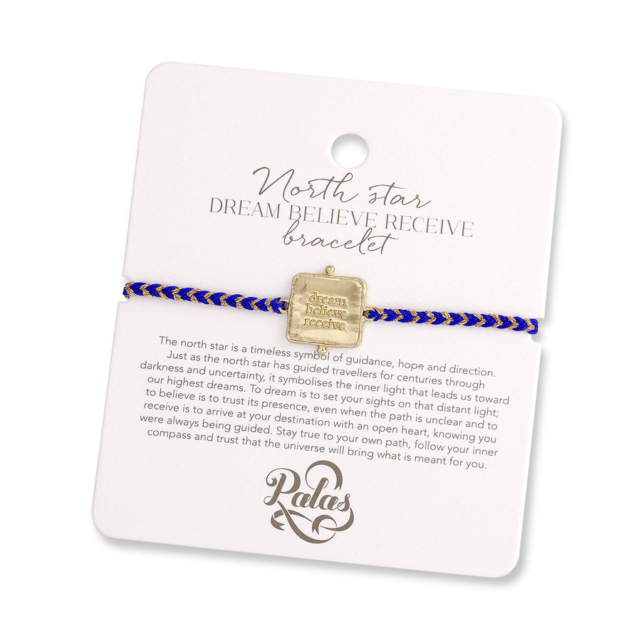 North Star ‘dream believe receive‘ bracelet