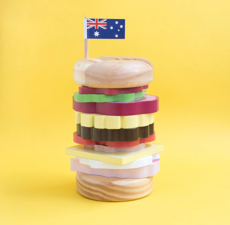 Iconic Toy - Australian Stacking Burger