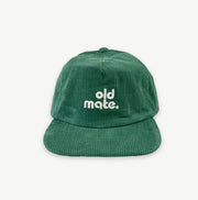 Old Mate Kids Cord Cap - Moss