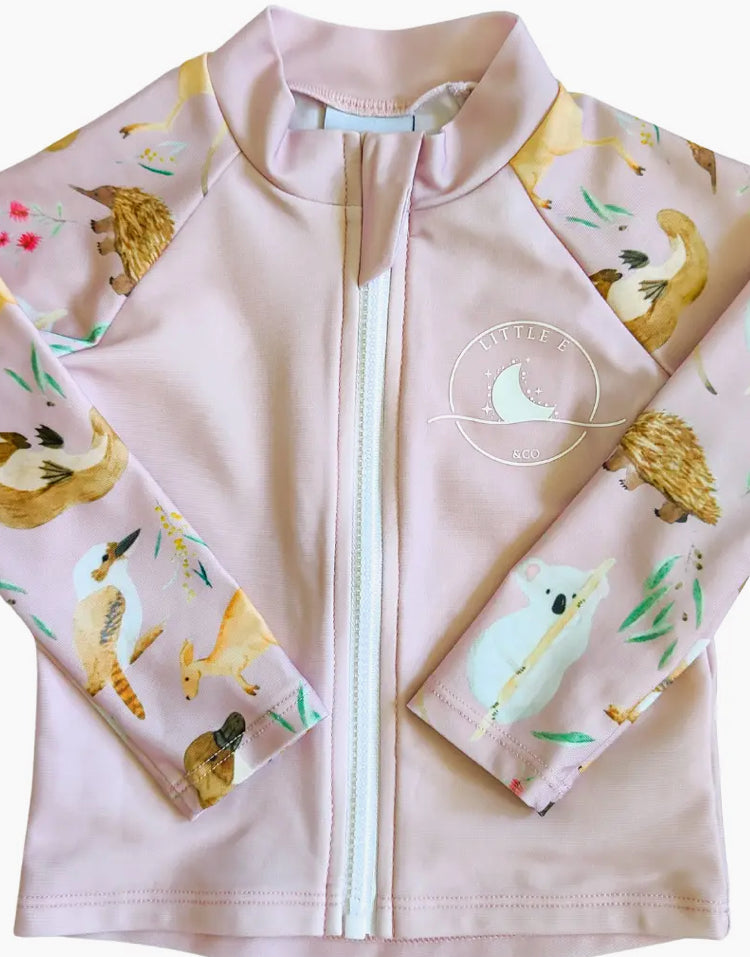 Long Sleeve RASHIE - Aus Animals