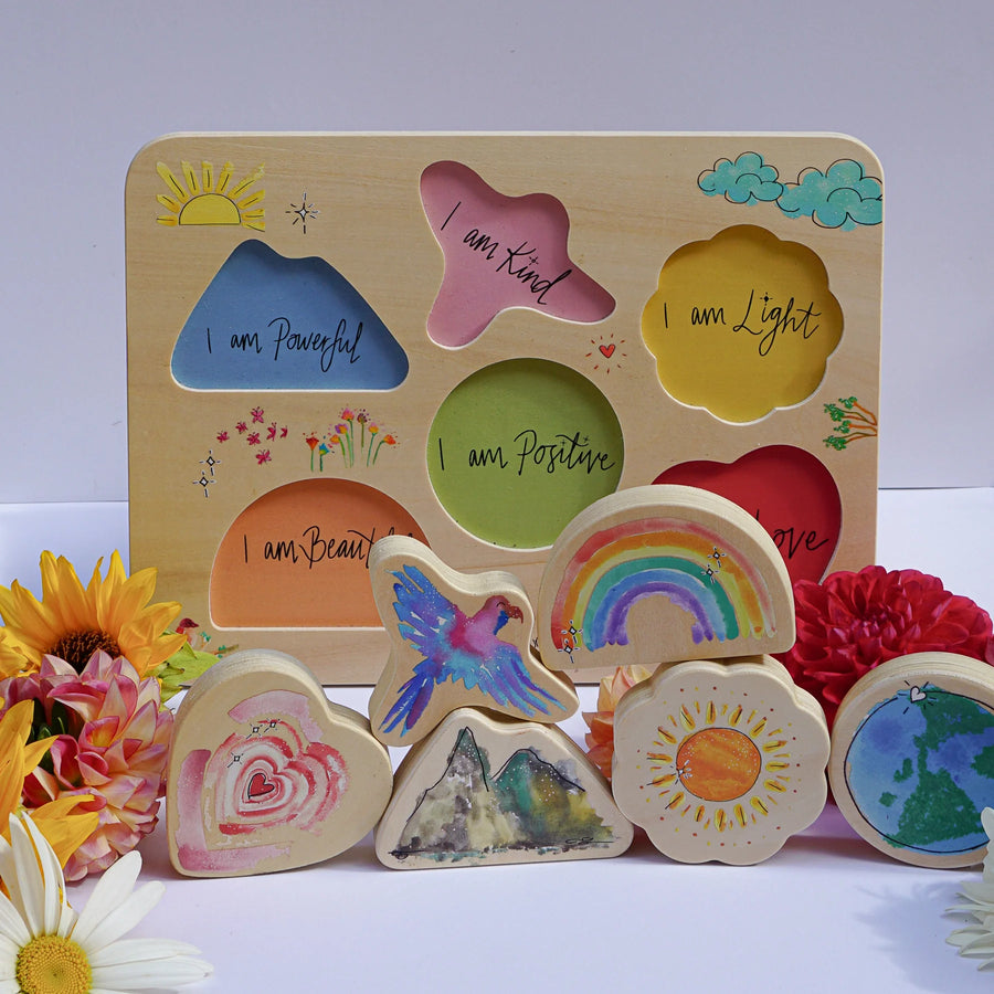 Affirmation Wooden Puzzle - 6 pieces