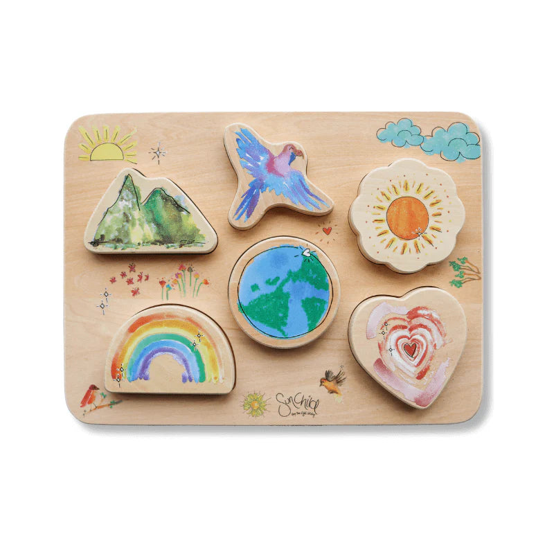 Affirmation Wooden Puzzle - 6 pieces