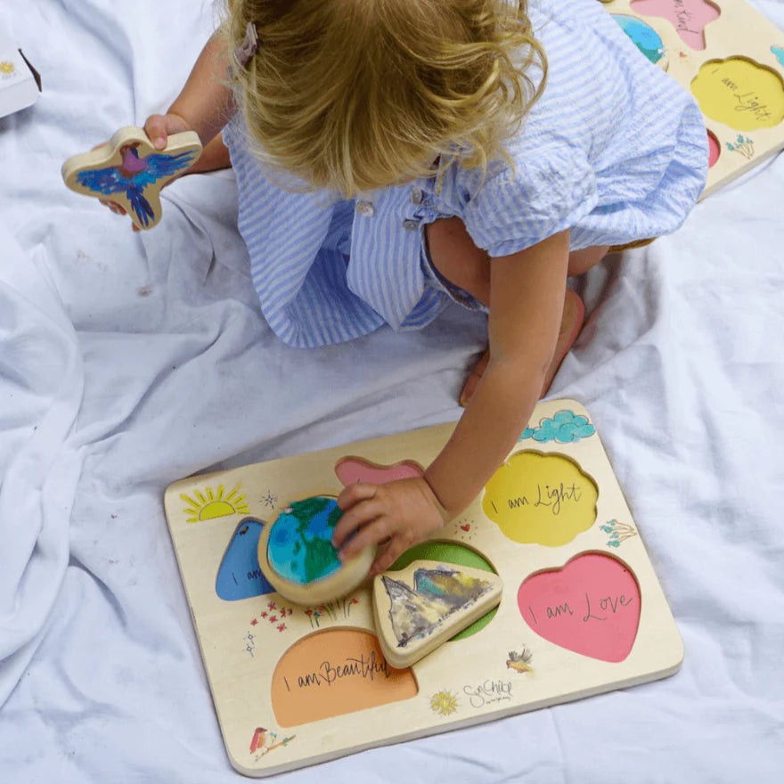 Affirmation Wooden Puzzle - 6 pieces