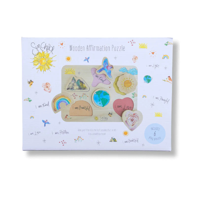 Affirmation Wooden Puzzle - 6 pieces